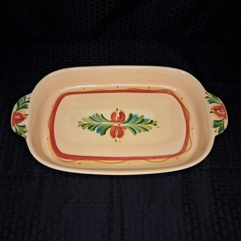 GAIL PITTMAN Siena 13" x 9" Rectangular Lasagna Pan Casserole RETIRED Farmhouse